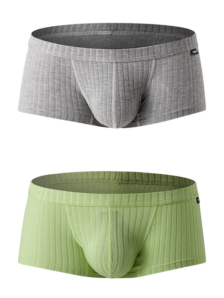 Men's Low Rise Threaded U-Convex Trunks