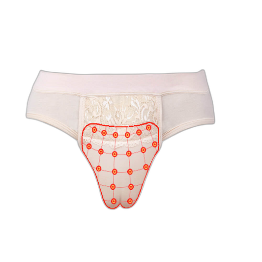 Gaff Panties with Silicone Hip Pads for Cross Dressing Men