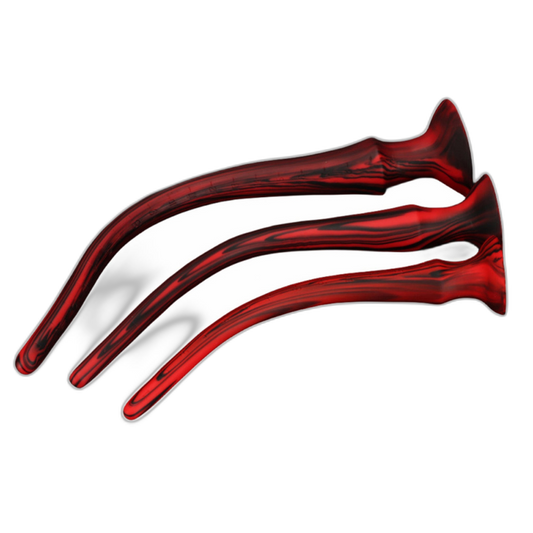 ELITE Liquid Silicone Snake 16 Inch Red & Black Swirl