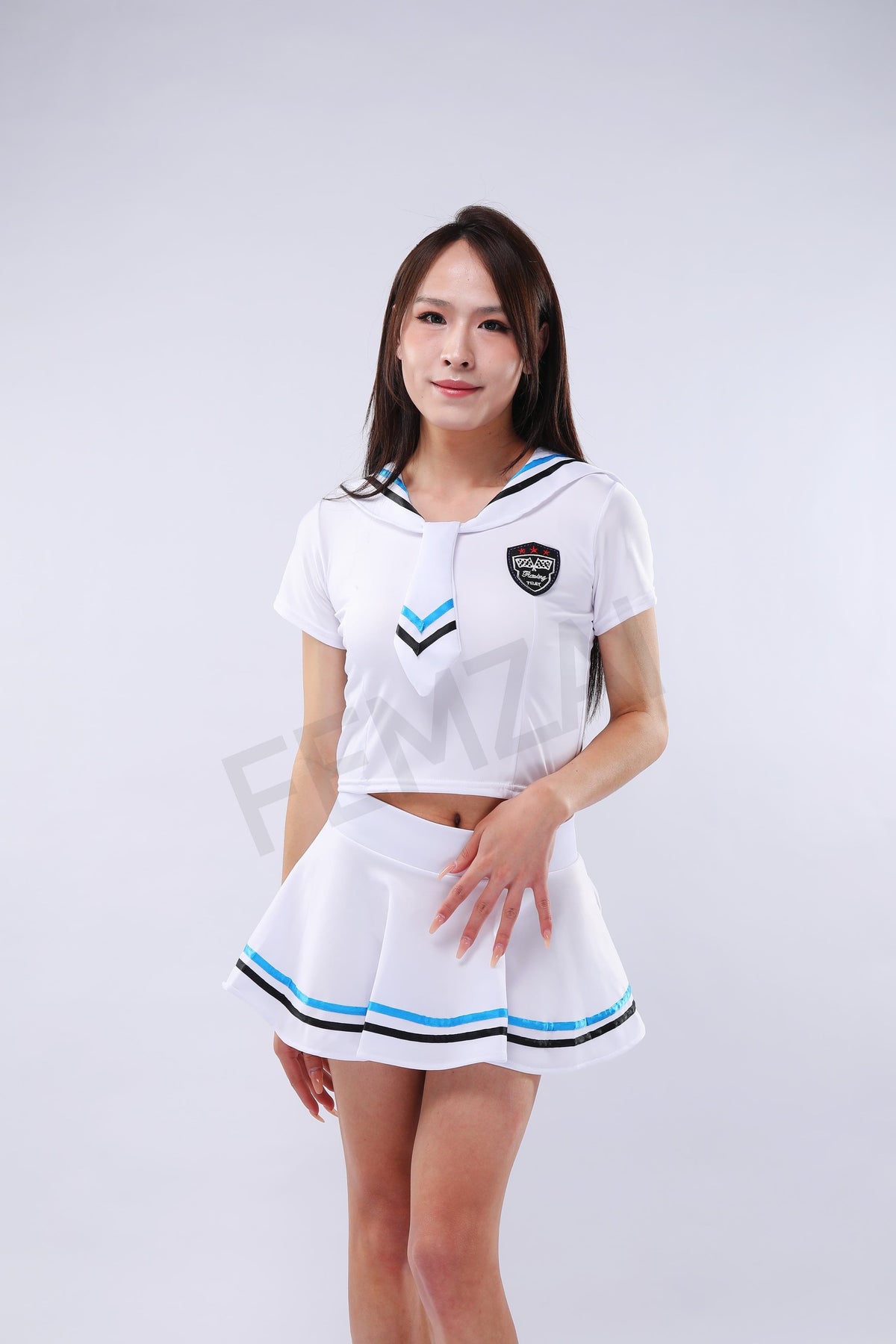 White Sailor Uniform (NEW) + FREE Thigh Highs