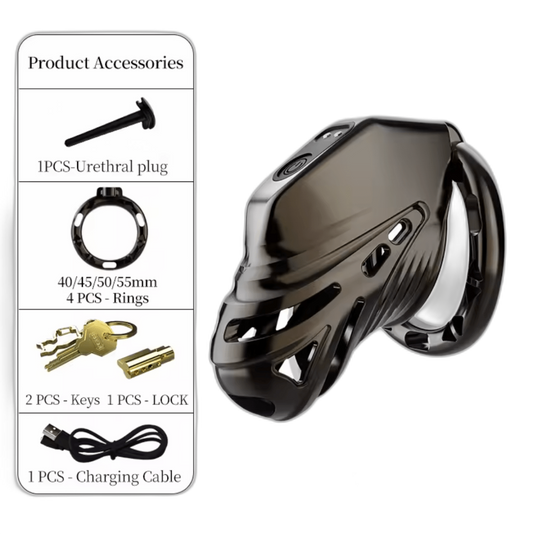 App Controlled Shock Chastity Cage