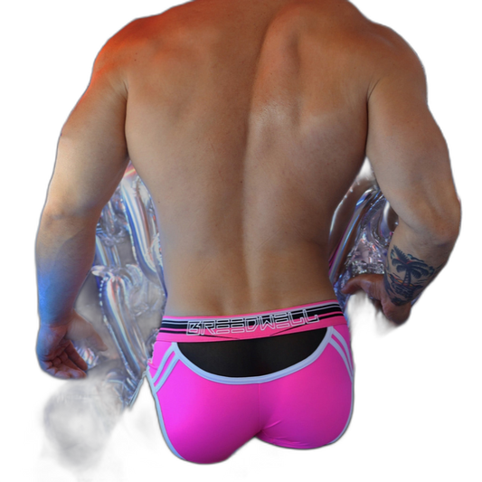 Breedwell Circuit Breaker Boxer Brief Neon Pink