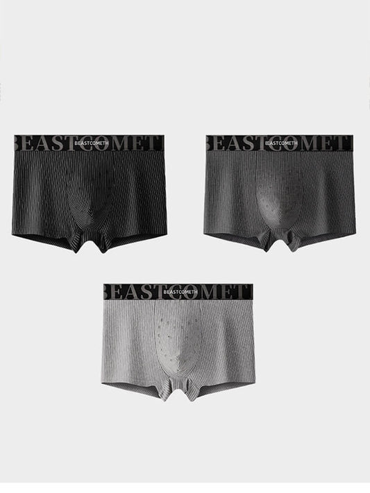 Men's Antibacterial Massage Cotton Boxer Briefs