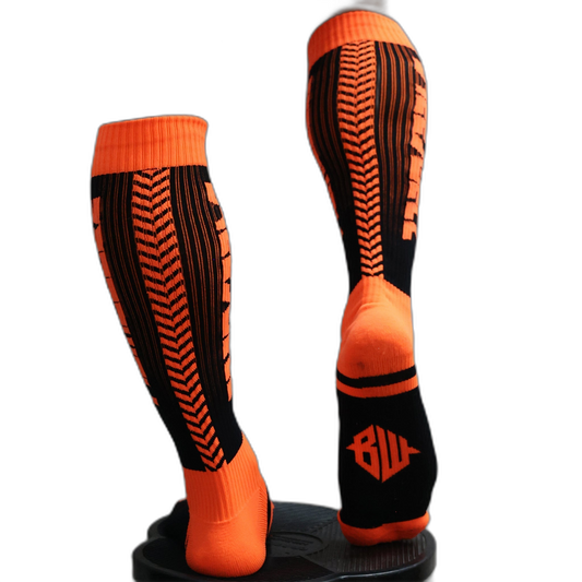 Breedwell Eternity Socks Neon Orange