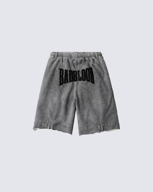 Retro Washed Nnique Drawstring Athletic Shorts