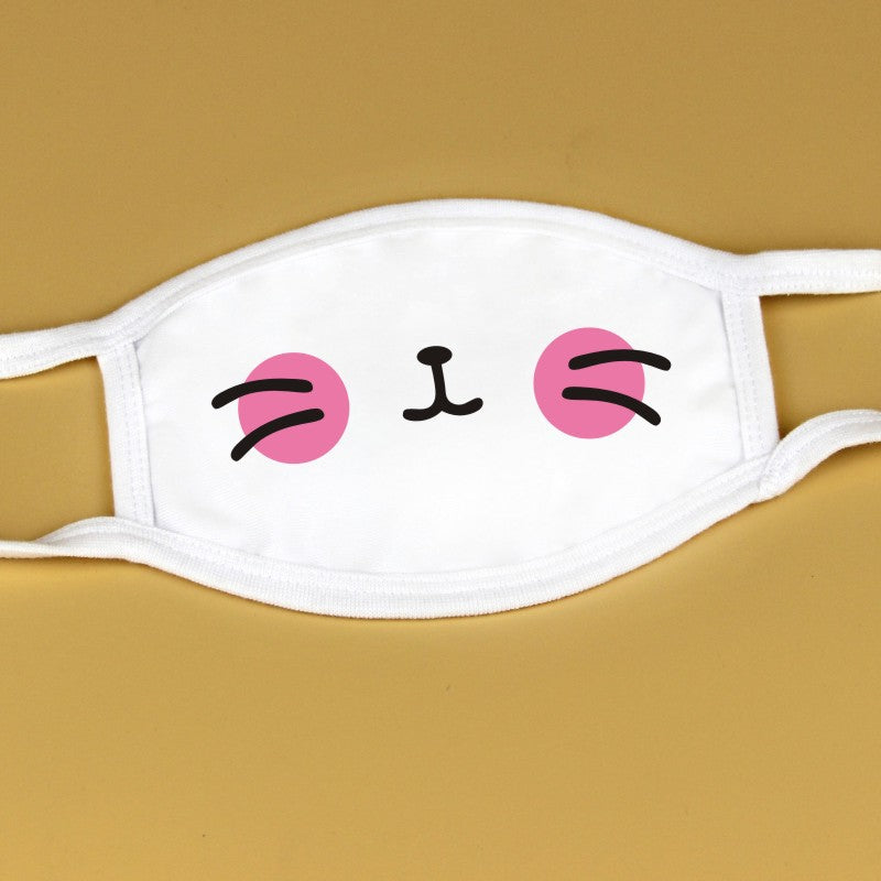 Kawaii Anime White Face Masks