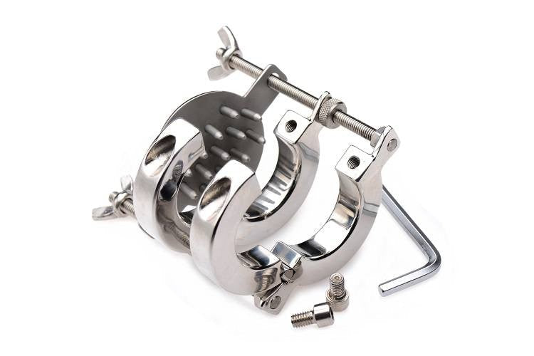 Stainless Steel Spiked CBT Ball Stretcher and Crusher