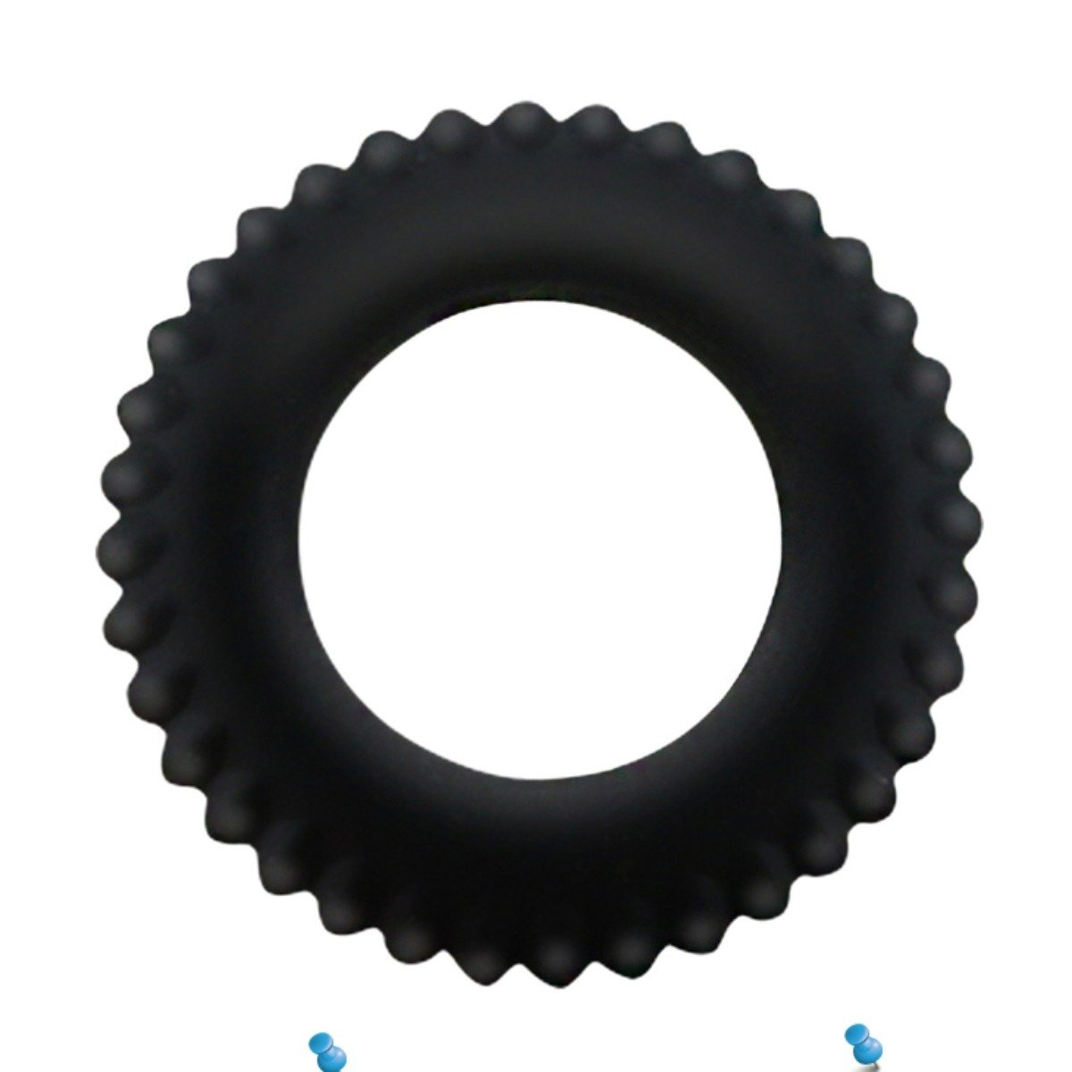 Pretty Love Titan Silicone Cock Ring 1 Black