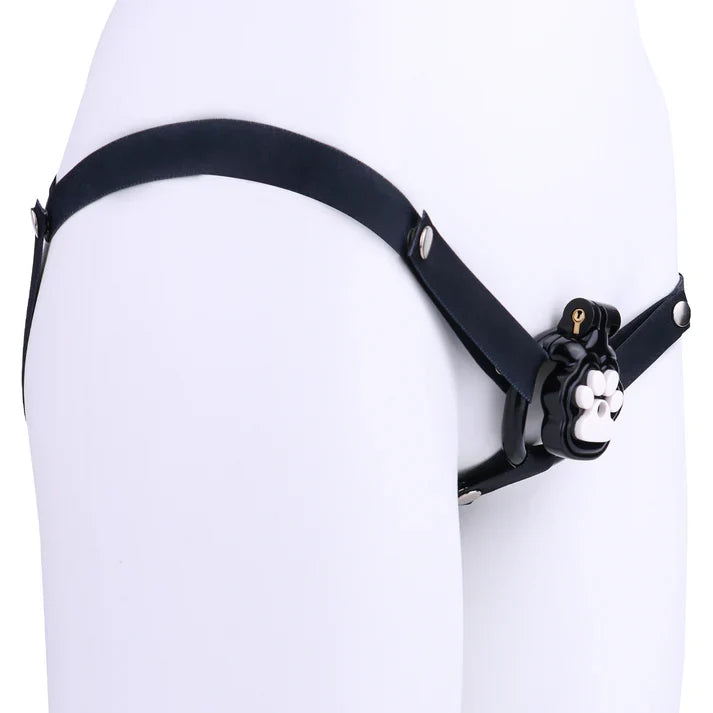 Aesthetic Neko Cat Paw Flat Chastity Cage – Playful Anime-Inspired Design