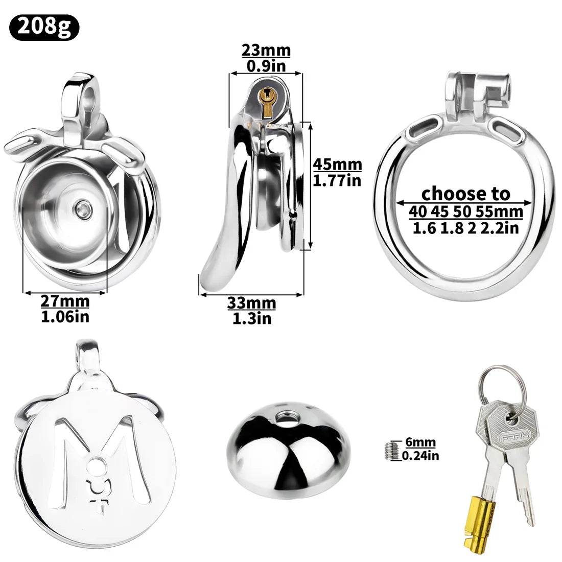 Monster Dildo Chastity Cage
