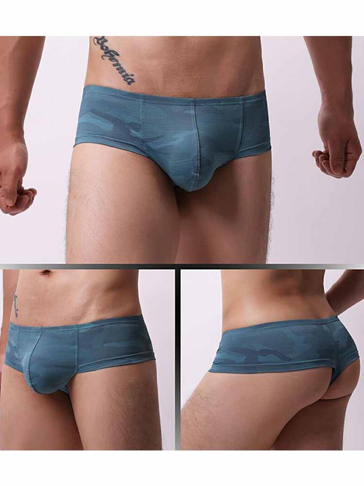 Men's Art Printed U-shaped Mesh Boxer Briefs