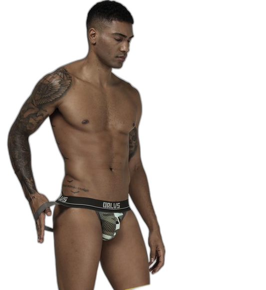 ORLVS Camouflage Mesh Jockstrap (3 Pack)