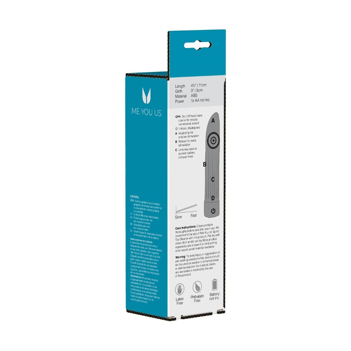 Me You Us Lady Lust Mini Vibrator White