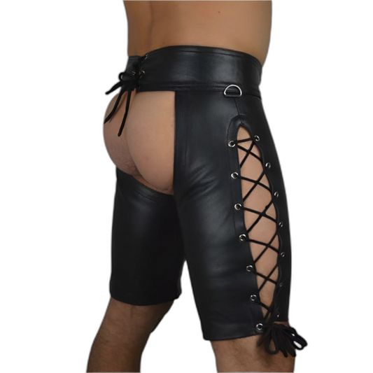 Leather Laced Chaps