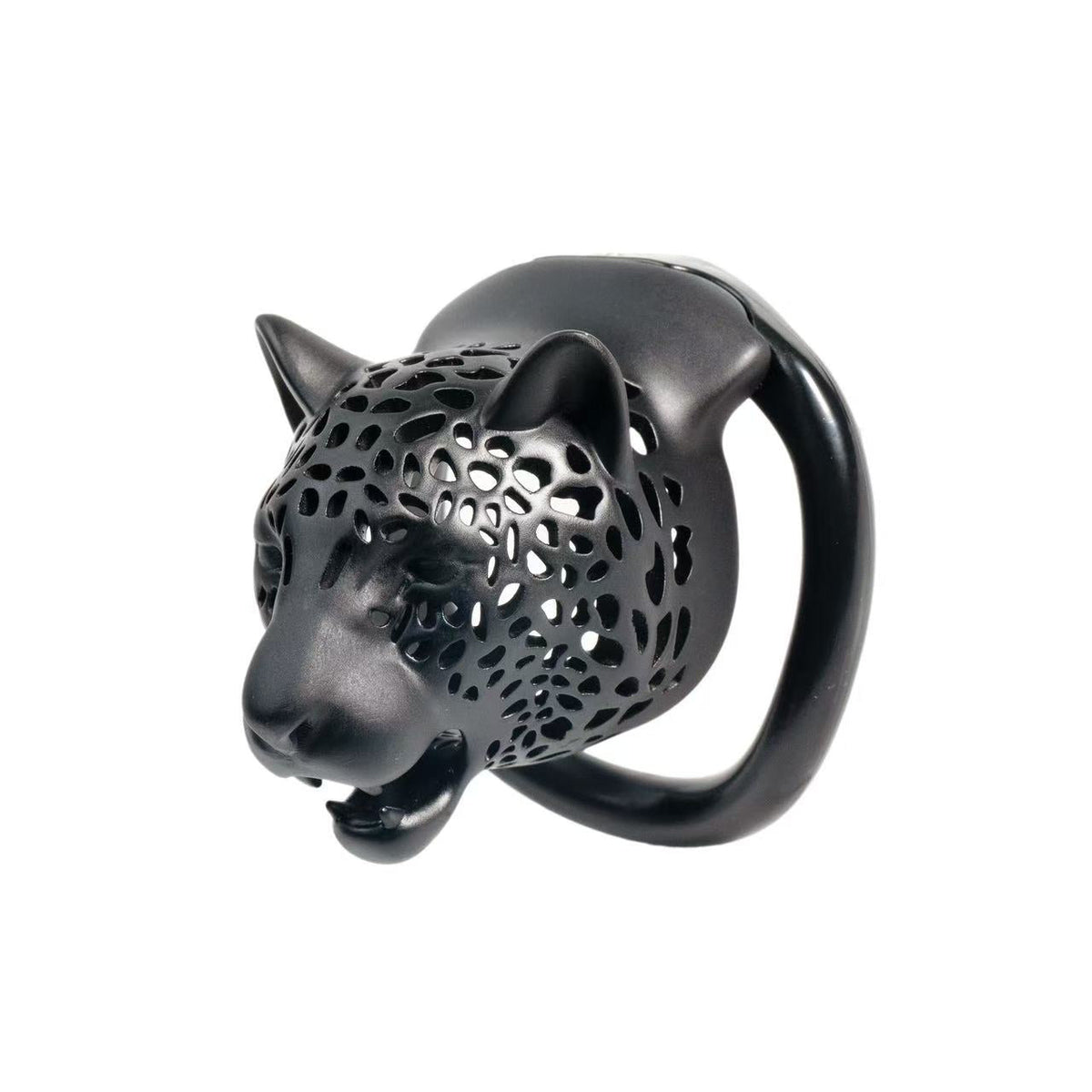 Leopard Head Resin Chastity Cage – Lightweight Breathable Animal Design