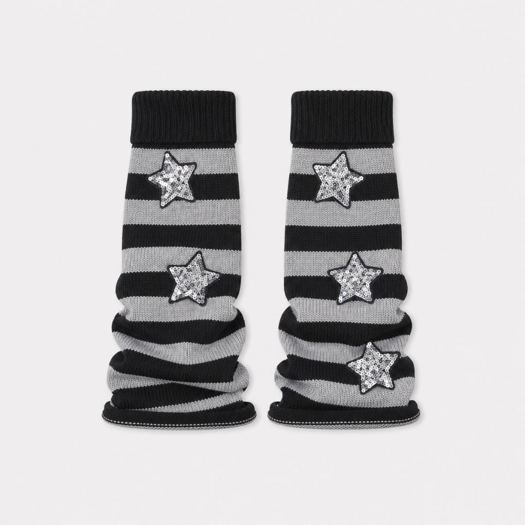 Starlight Stripe Leg Warmers