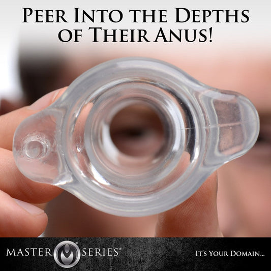 PeepHole Clear Hollow Anal Plug
