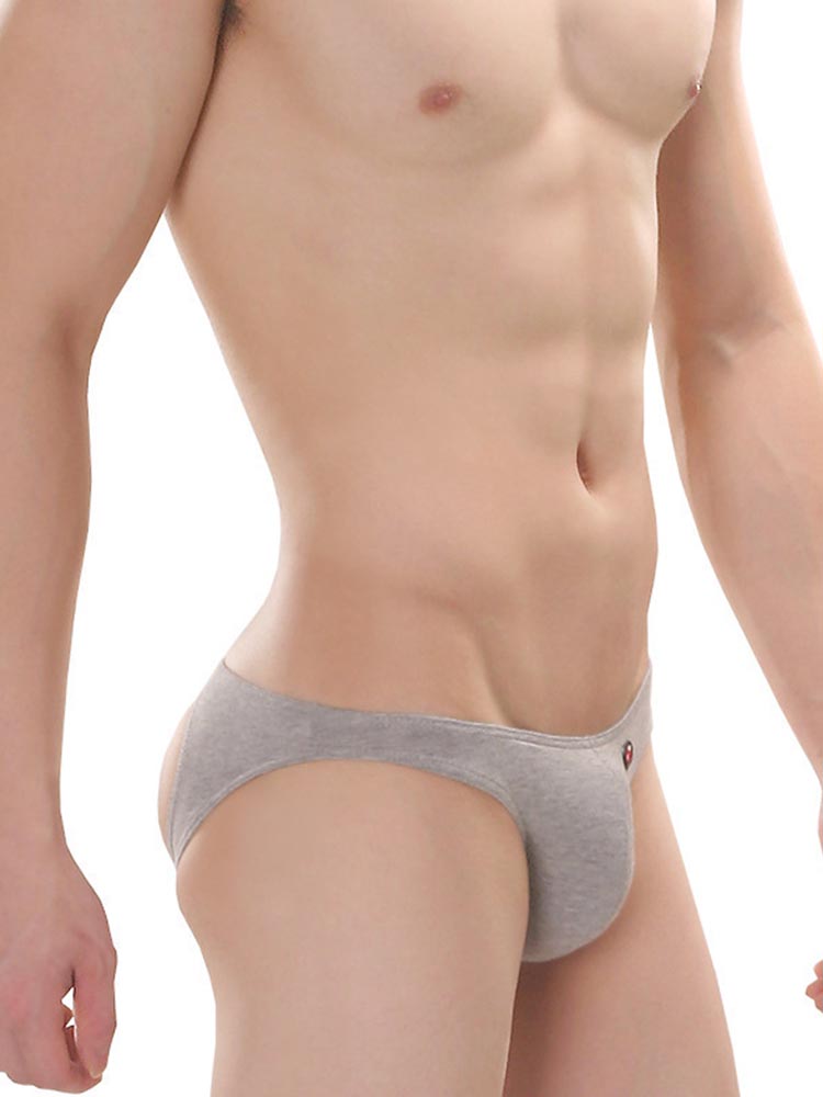 Men's Solid Color Butt Lift Cotton Jockstrap