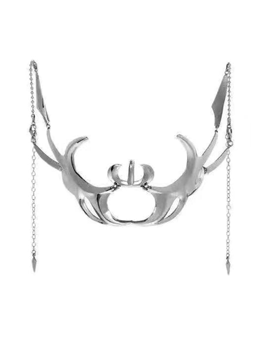 Alien Flow Metal Face Mask