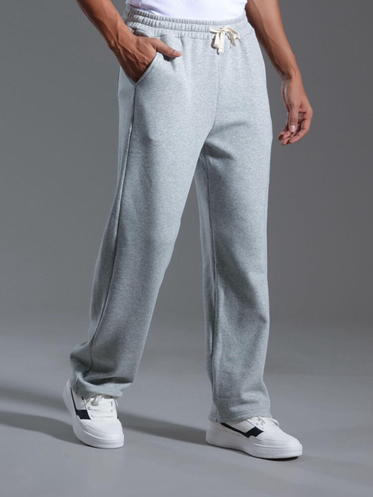Men's Loose-Fit Fleece-Lined Casual Sweatpants