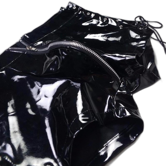 Nocturnal Niche Vinyl Lace Up Boxers