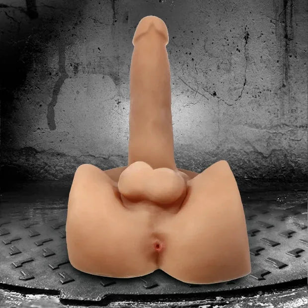 2 Way Grunt Double-Ended Stroker Dildo