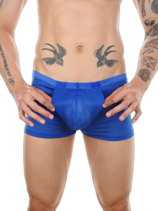 Men's Big Pouch U-convex Trunks with Fly