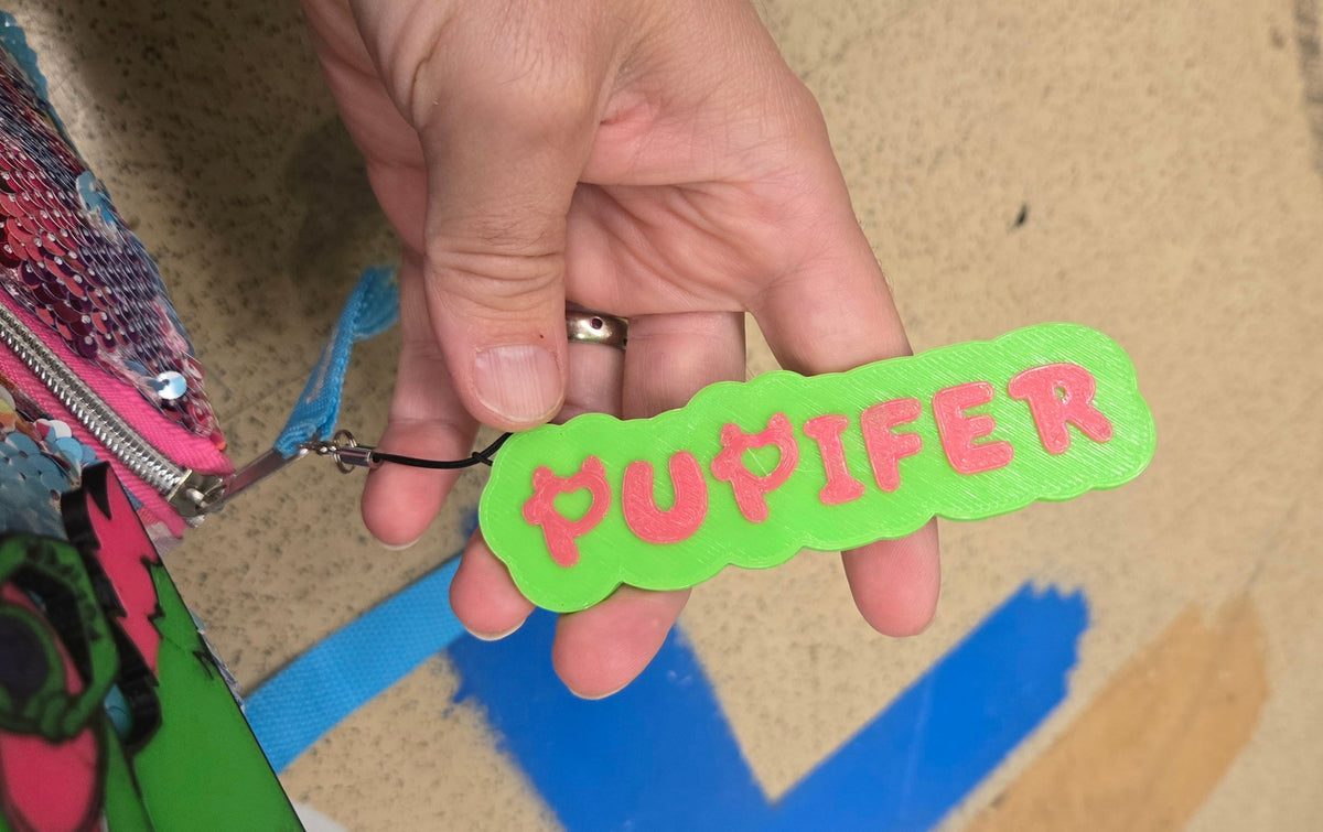 Fully Custom High-Tech Name Keychain