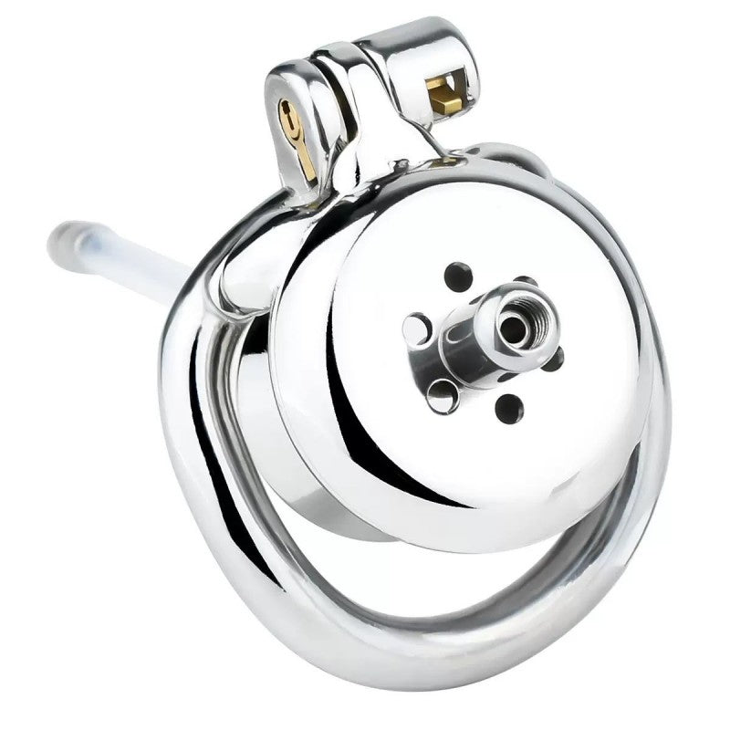 Flat Metal Male Chastity Cage – Inverted 2.0 Design