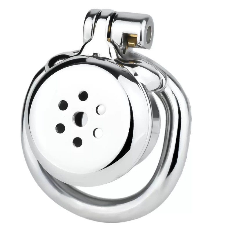 Flat Metal Male Chastity Cage – Inverted 2.0 Design