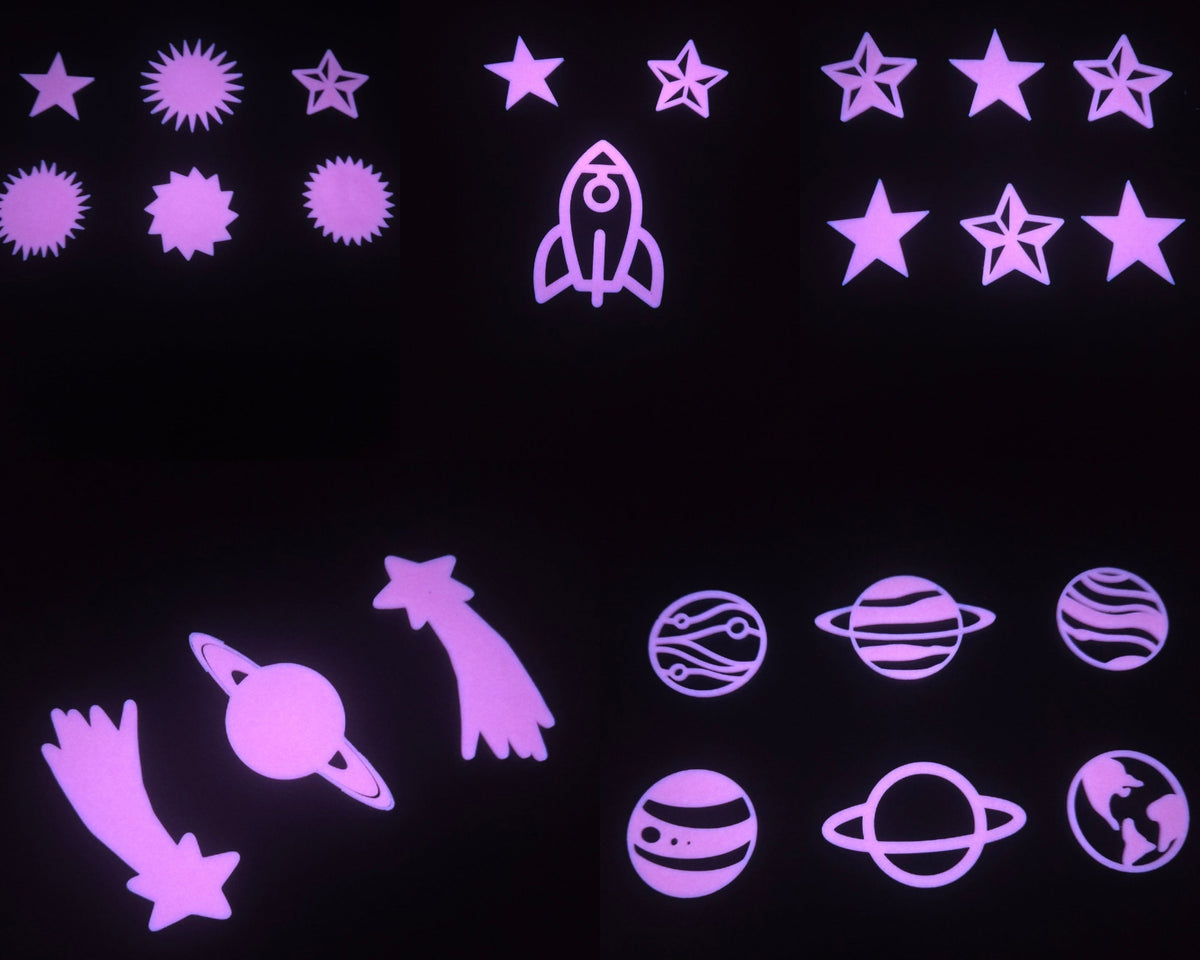 3D Printed Glow-in-the-Dark Ceiling Stickers