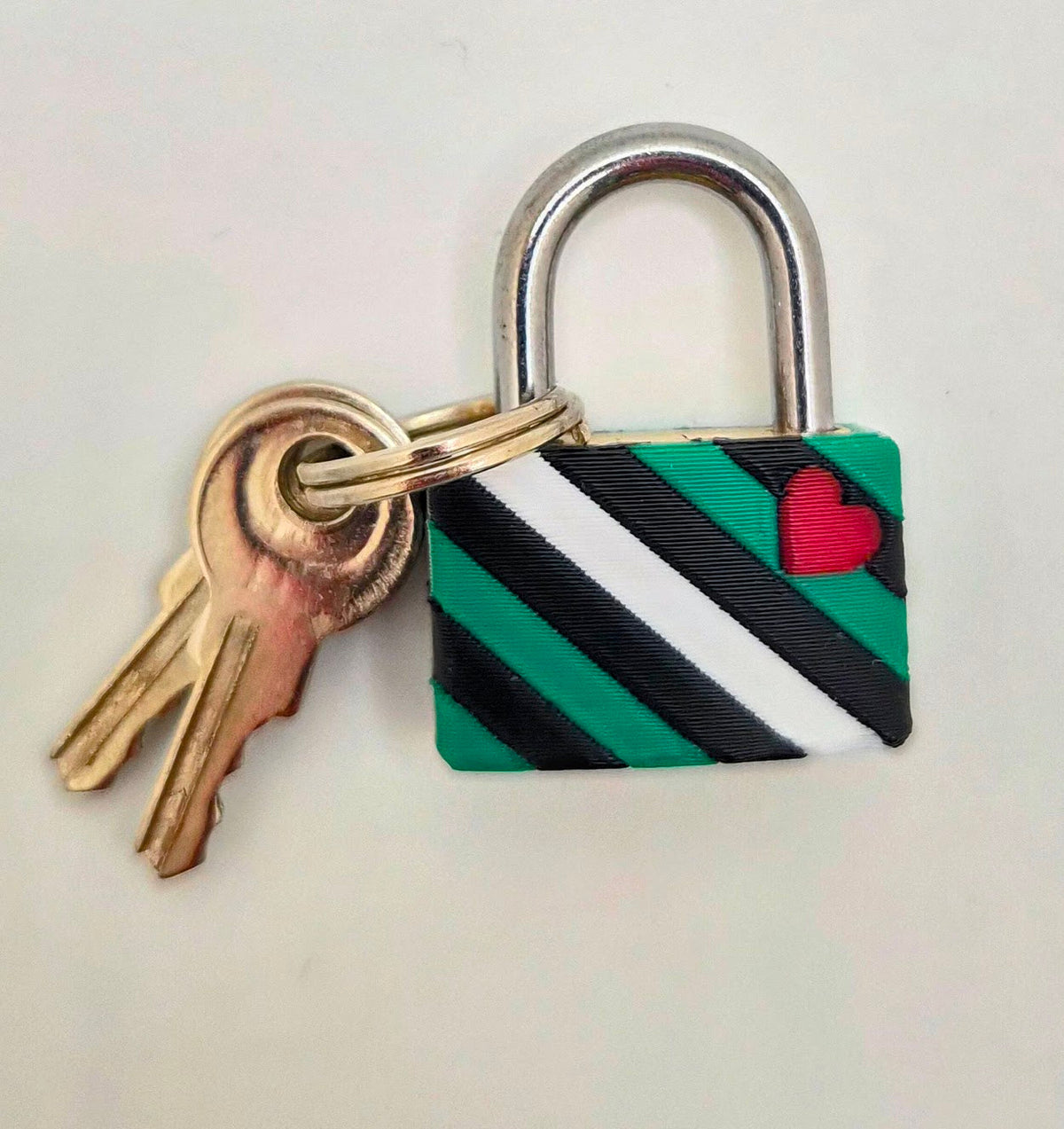 Small Padlock & Cover – Custom Kink Collar Lock, Keyed Alike Options, Glow & Pride Styles