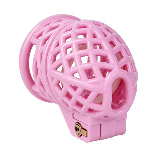 Resin Shaft-Only Chastity Cage | Ringless Breathable Coronal Ridge Fixation Design