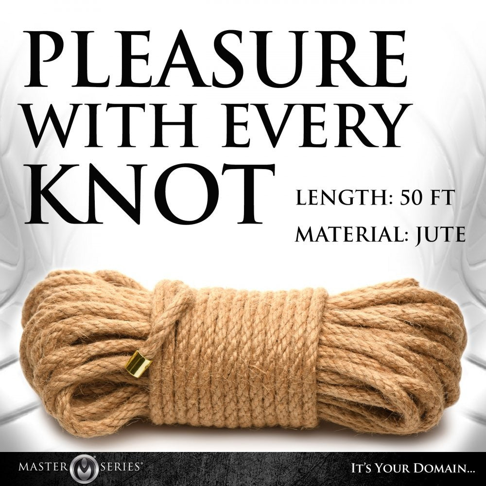 50ft Premium Braided Jute Bondage Rope