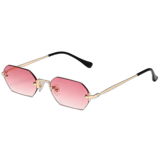 Retro Rimless Sunglasses
