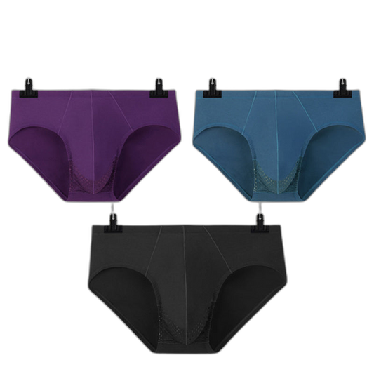 Mens Modal Ball Pouch Breathable Briefs