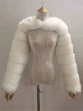Men's Fashion Sexy Faux Fur Cropped Shawl