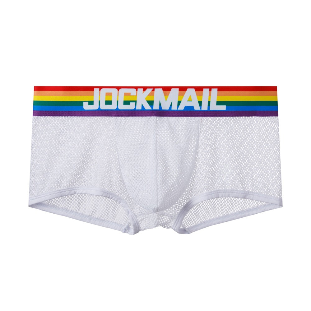 Rainbow Mesh Perspective Boxer Briefs
