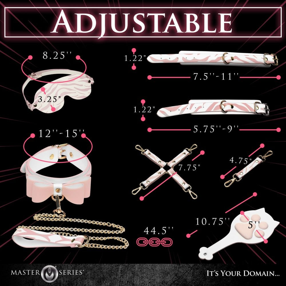Pink Kitty 10pc Bondage Set