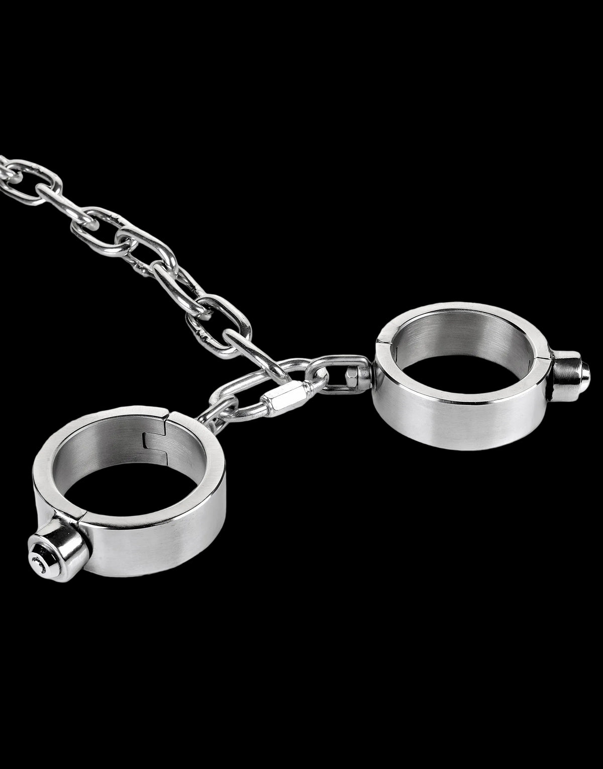 Stainless Steel Neck, Wrist, and Ankle Restraints (Push-Button Lock)