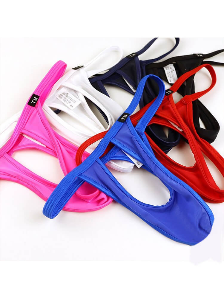 Men's Low-Rise Sexy Front Hollow String Thong
