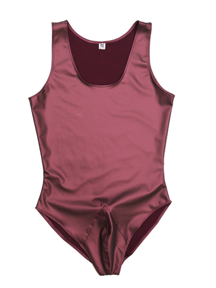 Men's High Stretch Latex Spandex Bodysuit