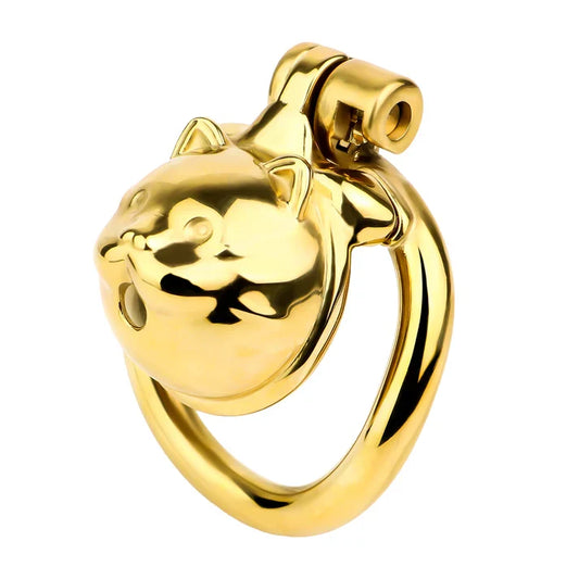 Cat Face Mini Chastity Cage – Cute, Compact & Comfortable Resin Design