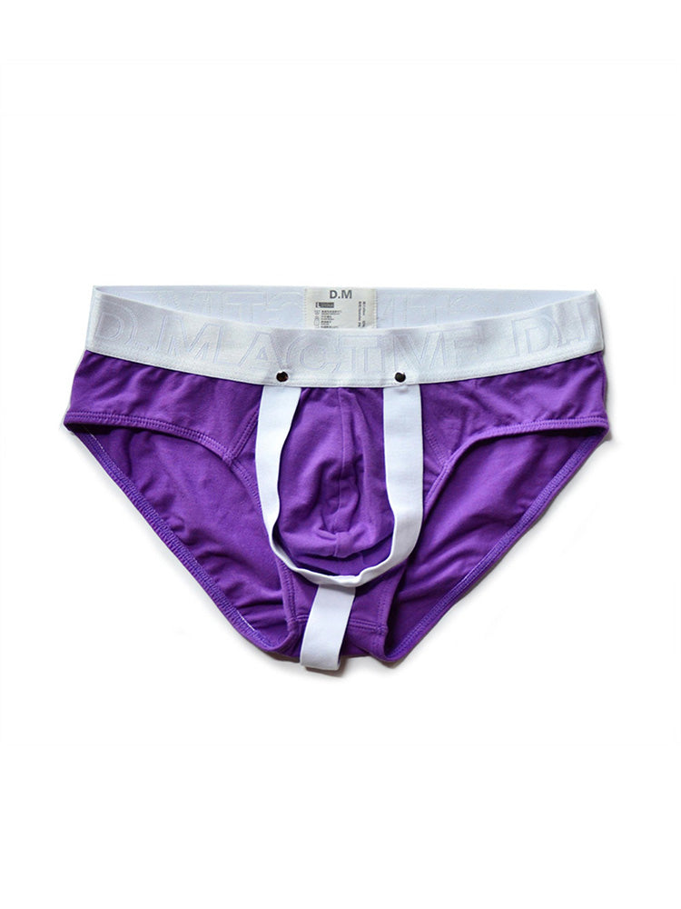 D.M Simple Cotton Suspender Briefs