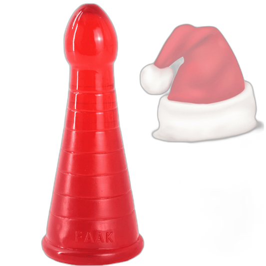 SantaCone - Santa Hat Themed Anal Plug - Anal Trainer