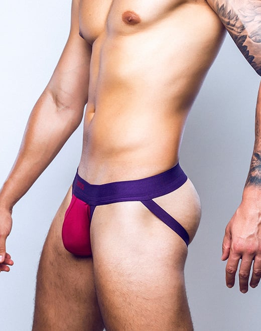 2EROS AKTIV Cronus Jockstrap Beet Red