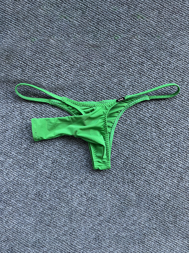 Men's Elephant Trunk Opening Nylon Briefs
