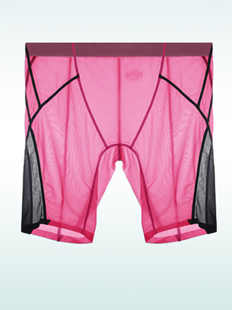 Men's Sports Elongated Breathable Boxer Briefs