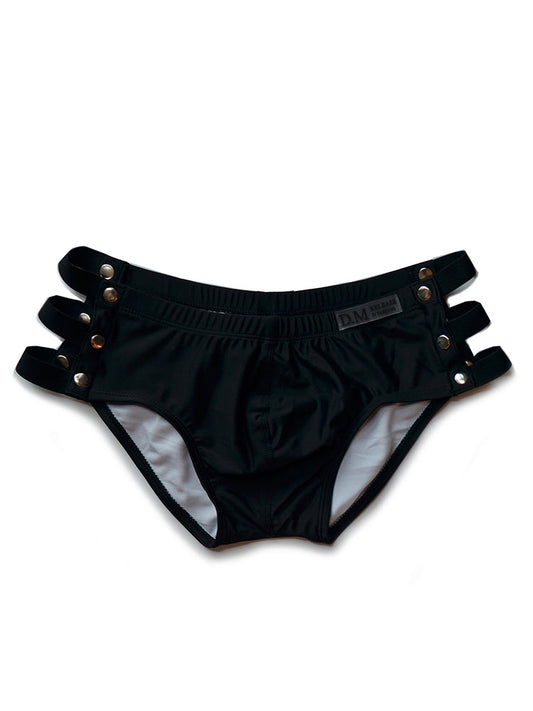 D.M Men's Side Cut-out Swim Briefs