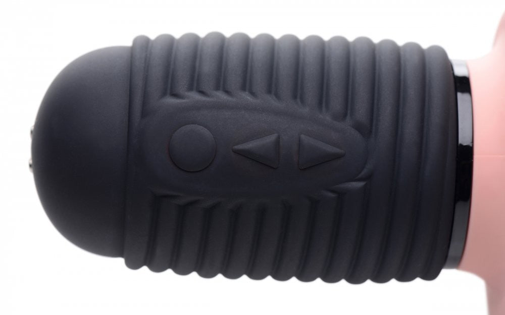 Power Pounder Vibrating and Thrusting Silicone Dildo